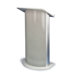 Gray Granite Lectern with Satin Anodized Aluminum
