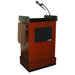 Multimedia Smart Computer Lectern in Mahogany