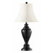 Two Piece Table Lamp Set with KD Shade in Dark Bronze