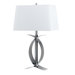 Cecina Metal Table Lamp in Chrome/Metallic Bronze