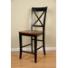 Contemporary X Back Counter Height Chair