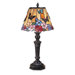 Butterfly /Peony Tiffany 2 Light Table Lamp