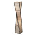 Stix Two Light Floor Lantern in Black