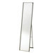 Alice Floor Mirror in Satin Steel