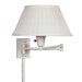 Simplicity Swing Arm Wall Lamp in White