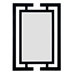 Shinto Wall Mirror in Gloss Black