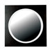 Eclipse Wall Mirror in Brushed Silver