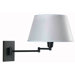 Simplicity One Light Swing Arm Wall Lamp