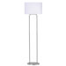 Duet Floor Lamp in Brushed Steel