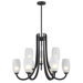 Mirage 9 Light Chandelier