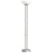 Halstead Torchiere in Brushed Steel