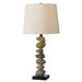 Rubble Table Lamp in Stone