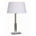 Aegis Table Lamp in Brushed Steel