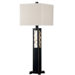 Windowpane  Table Lamp in Bronze