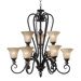 Leafston 9 Light Chandelier