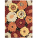 Home & Garden Floral Red Multi Rug