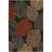 Rain Forest Black Multi Rug