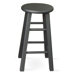24" Roundtop Counter Stool (Black)