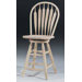 24" Steambent Arrow Windsor Swivel Stool