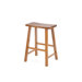 24" Saddleseat Counter Stool (Distressed Rustic Oak)