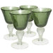 Iris Wine Glass in Sage (Set of 4)