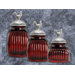 Canister with Rooster Lid (Set of 3)