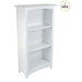 46" H Avalon Bookcase in White