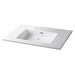 Ceramic Sink Top with Overflow in White