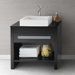 Kendra 36" Wood Vanity Base in Black