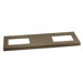 61" x 22" Wide Appeal Top for 2 Undermount Sinks