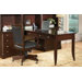 Kennett Square Table Peninsula Desk in Dark Chocolate