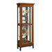 Iron Oak Curio Cabinet