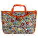 Large Neoprene Laptop Sleeve in Floral Swirl