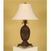 Pineapple Table Lamp in Brown