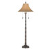 Tropical Two Light Table Lamp in Brown