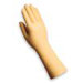 7 40180 12" AccuTech 870 8 mil Natural Rubber Latex Hand Specific Sterile Powder-Free Disposable Gloves With Smooth Finish