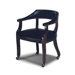 Banker's Mid-Back Leather Executive Chair with Casters