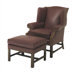 Chippendale Leather Chair