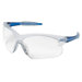 Deuce&reg; Safety Glasses - deuce blue frames clearlens sml. safety glass