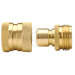 Brass Garden Hose Quick Couplers - ght quick coupler