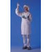 White Tyvek&reg; Full-Cut Long Sleeve White Lab Coat With 5 Snaps And 2 Pockets (30 Per Case)