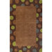 Fiore Coffee/Mocha Fizz Border Rug
