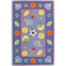 Kidding Around Let's Play Ball Kids Rug