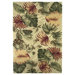 Sparta Beige Palm Leaves Rug