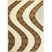 Onyx Ivory/Coffee Waves Rug