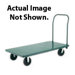 PT Series 30" X 60" All-Welded Platform Hand Truck With 6" Poly Casters And Diamond Tilt Running Gear