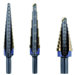 Unibit&reg; Cobalt Step Drill Sets - cobalt 3pc set 10231  10232  & 10233