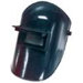 H9-A 2" X 4 1/4" Lift Front Black Fiberglass Straight Shell Welding Helmet With Headgear