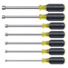 7Pc Magnetic Nut Driver Set 6" Shafts