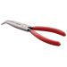 Long Nose Pliers w/Cutters - kn2628 8" bent nose plier 45 deg. angle